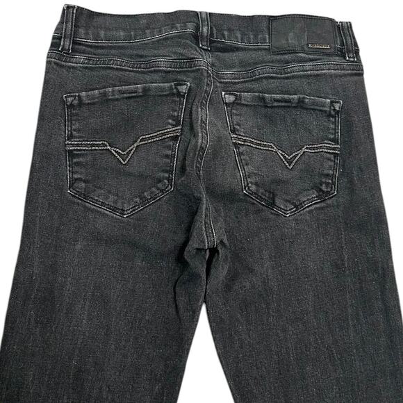 Diesel Hi-Vy Stretch Black Y2K Skinny Jeans - Picture 2 of 6